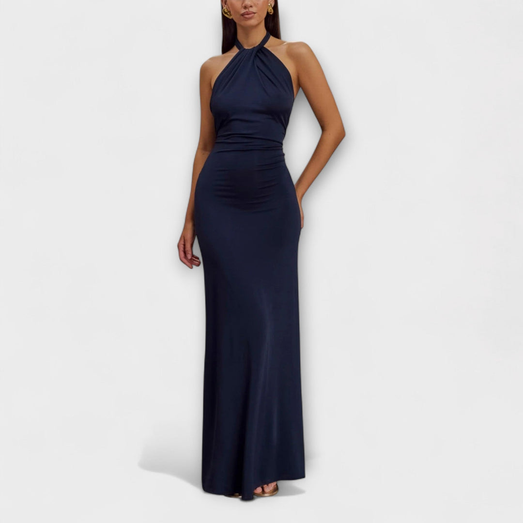 Lagune | Slinky Halter Maxi-klänning