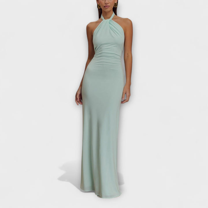 Lagune | Slinky Halter Maxi-klänning