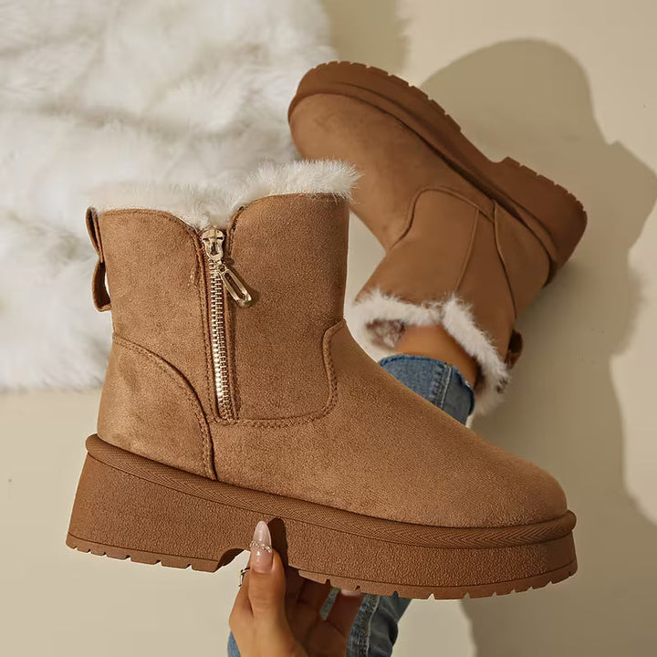 Cassie™ - Pälsiga Vinterstövlar