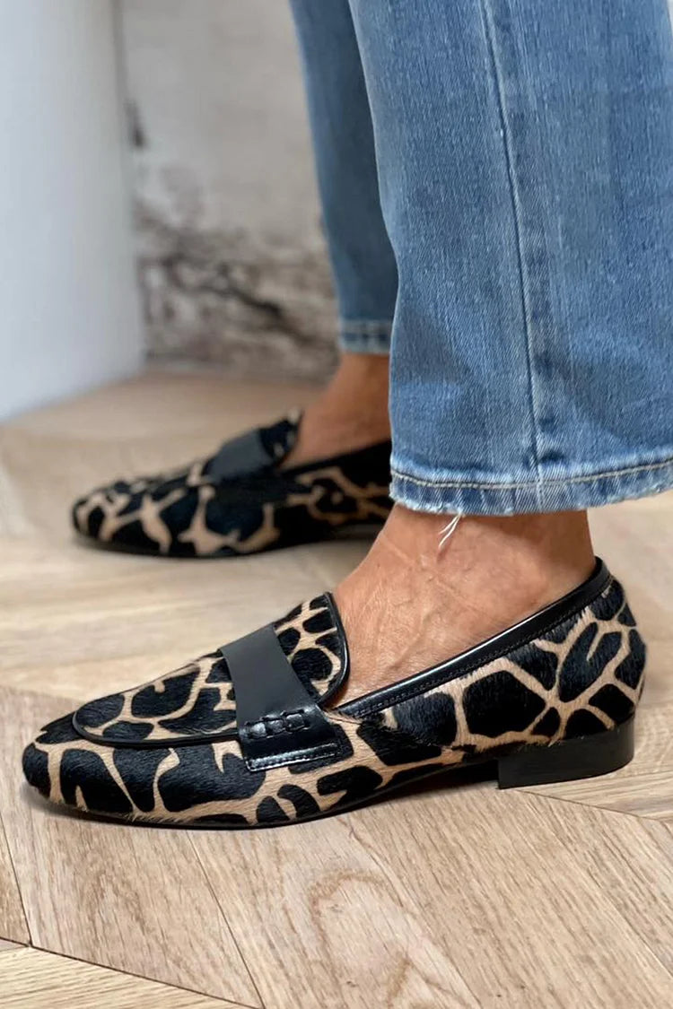 Perici | Loafers med djurmönster