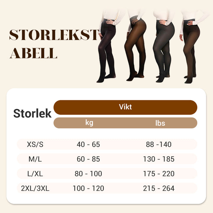 🔈🔈50 % rabatt⏰Termiska formande tights för kvinnor med kompressionsmidjeband💕
