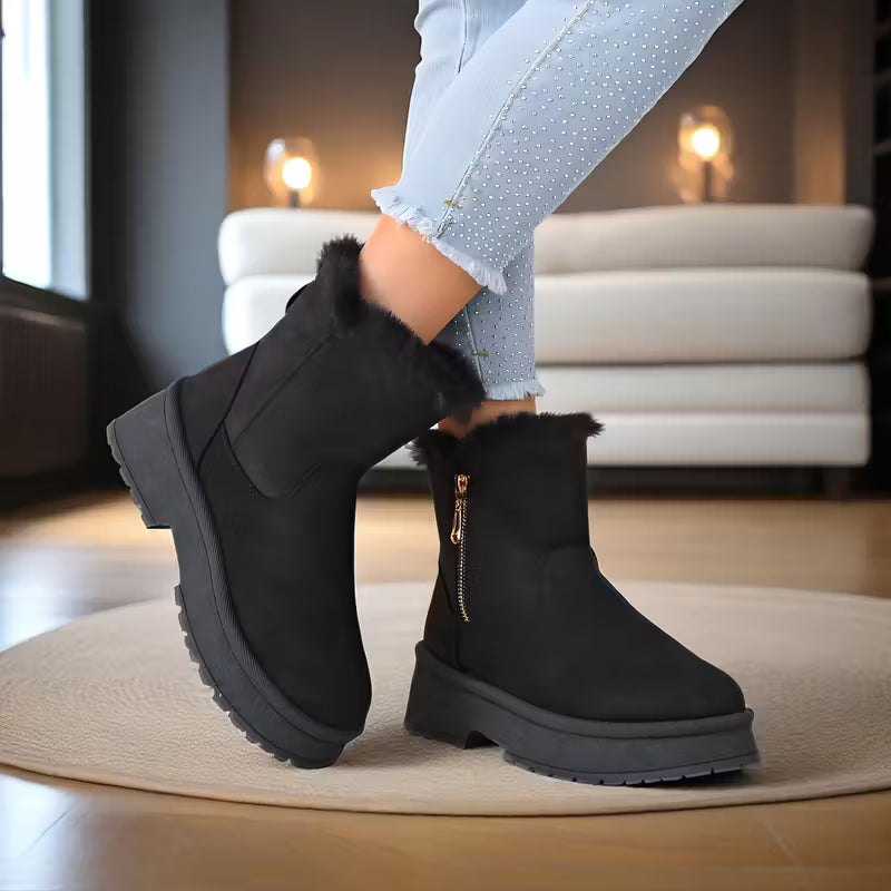 Cassie™ - Pälsiga Vinterstövlar