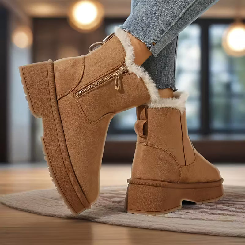 Cassie™ - Pälsiga Vinterstövlar