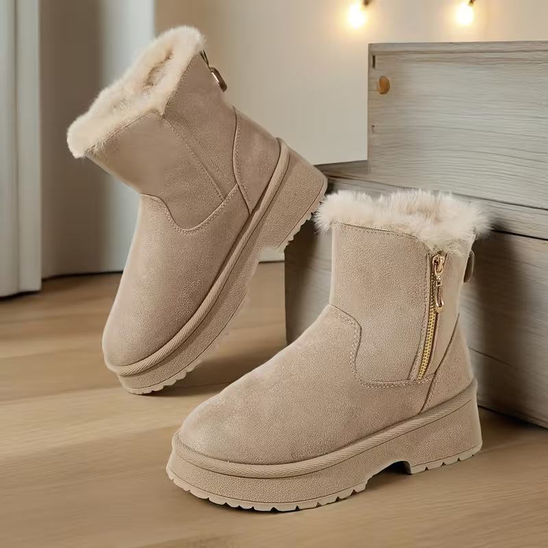 Cassie™ - Pälsiga Vinterstövlar