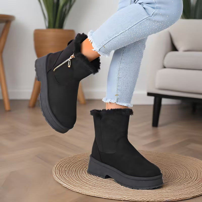 Cassie™ - Pälsiga Vinterstövlar
