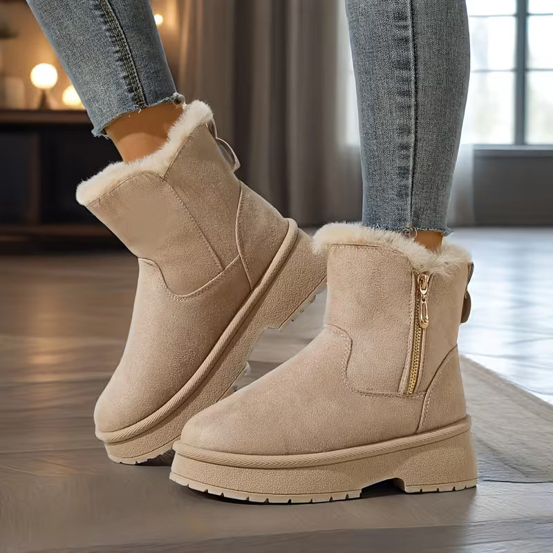 Cassie™ - Pälsiga Vinterstövlar