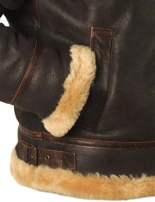 FÅRSKINN BOMBERJACKA