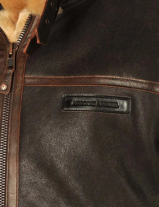 FÅRSKINN BOMBERJACKA