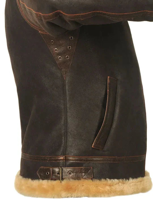 FÅRSKINN BOMBERJACKA